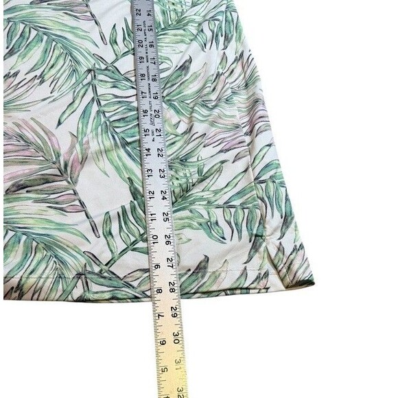 Bad Birdie Mens Tropical Leaf Print Golf Polo Shirt Size Large - Performance - Picture 8 of 8